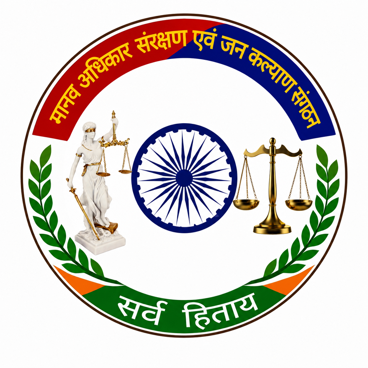 Manav Adhikar Sanrakshan logo