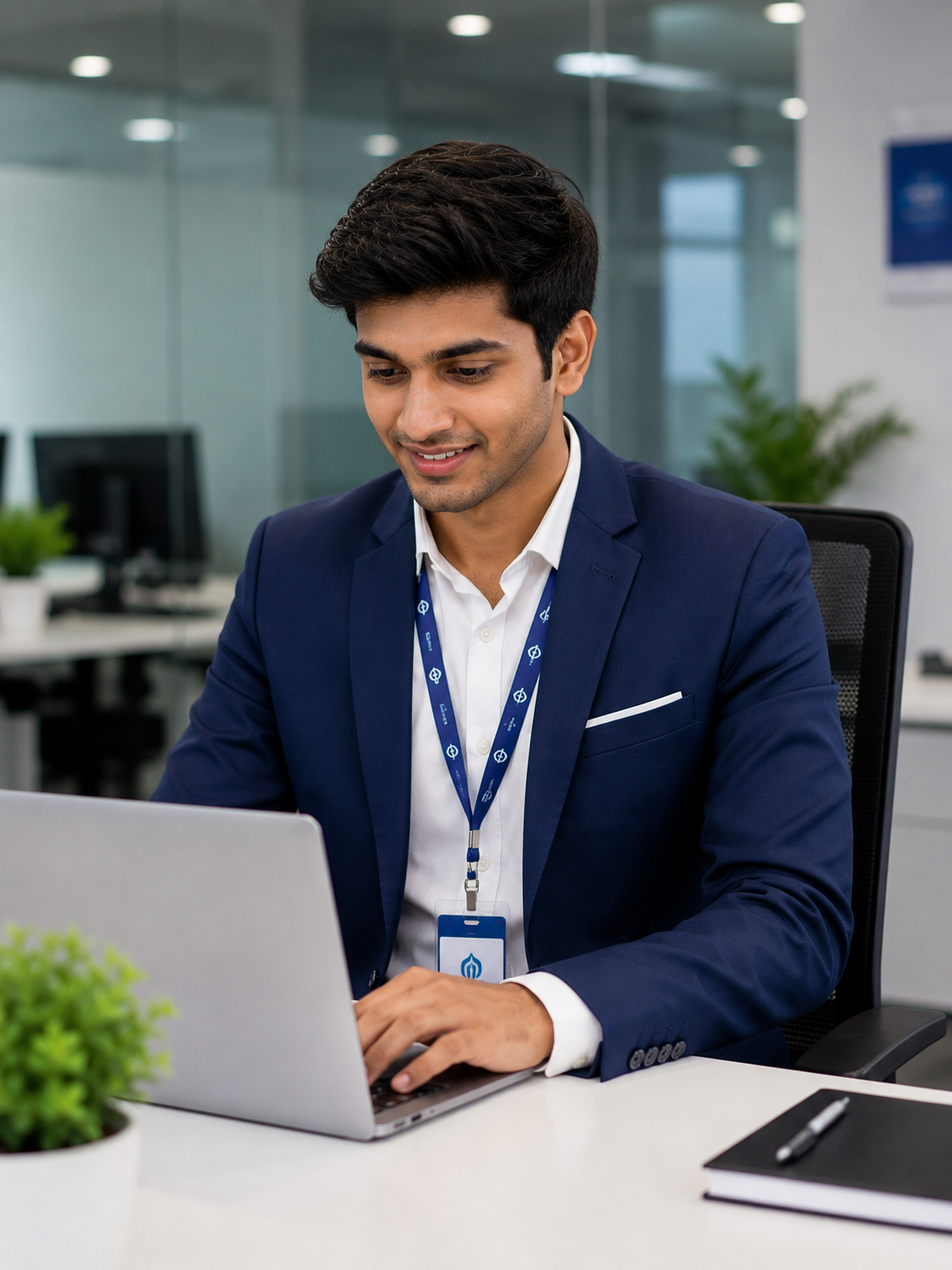 Indian student learning Data Analytics with SQL, Power BI and Excel at IElevate