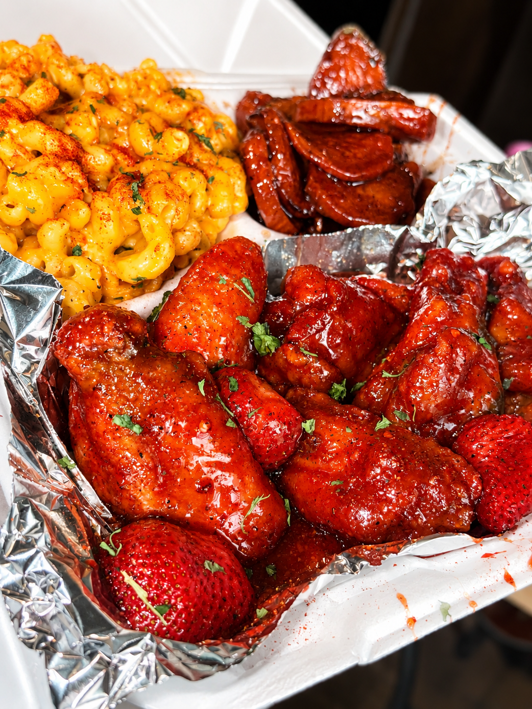 Strawberry Hot Chicken Wings