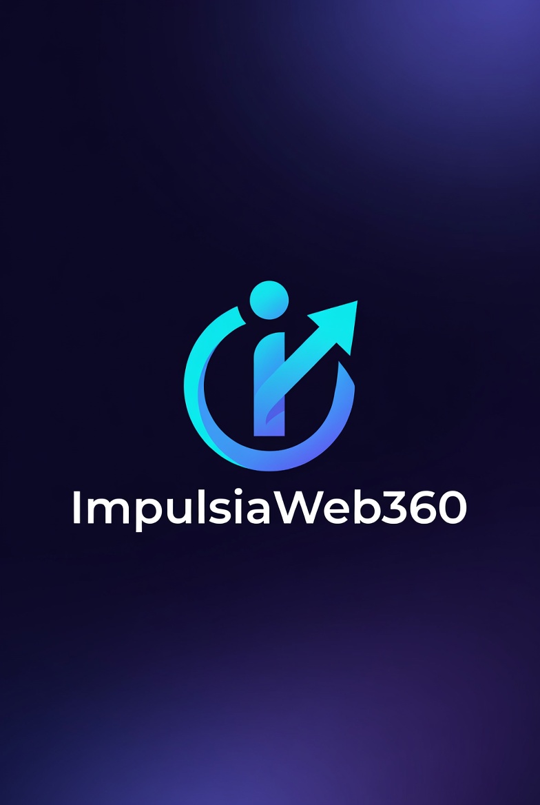 Logo vertical de ImpulsiaWeb360 — agencia digital en Castellón
