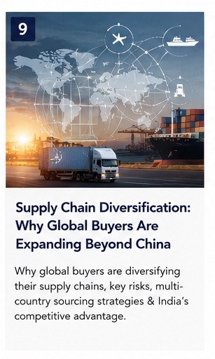 Supply chain diversification — global shipping routes with air, sea and land transport connections