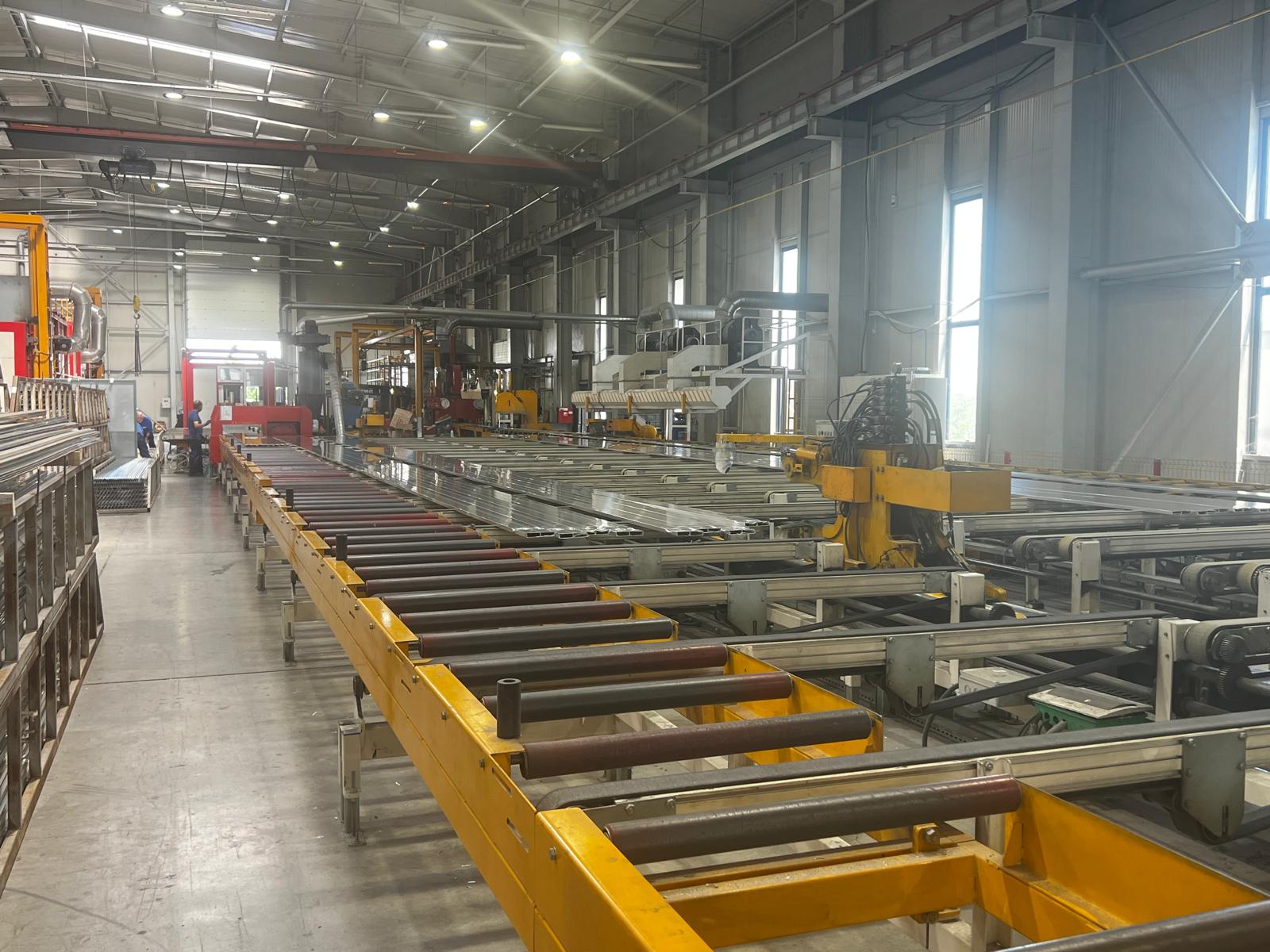 Aluminium extrusion line