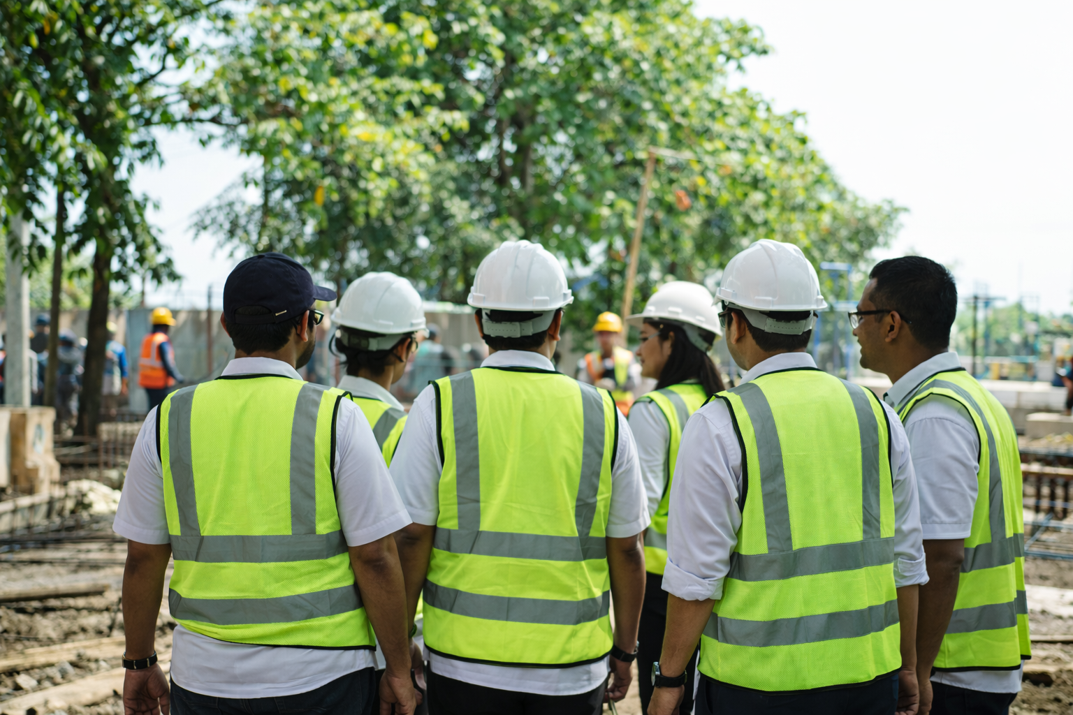 Infraglobal engineering team on site