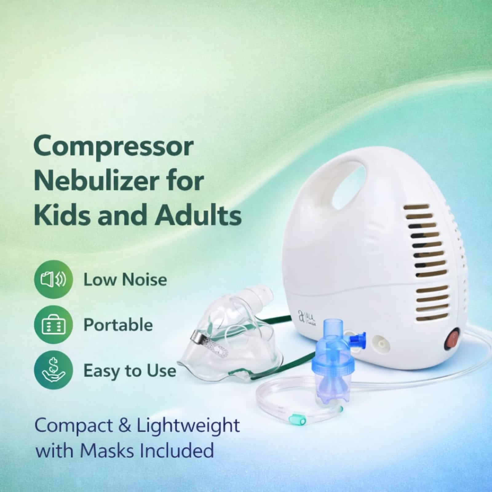 Alaxico Compressor Nebulizer for Kids and Adults