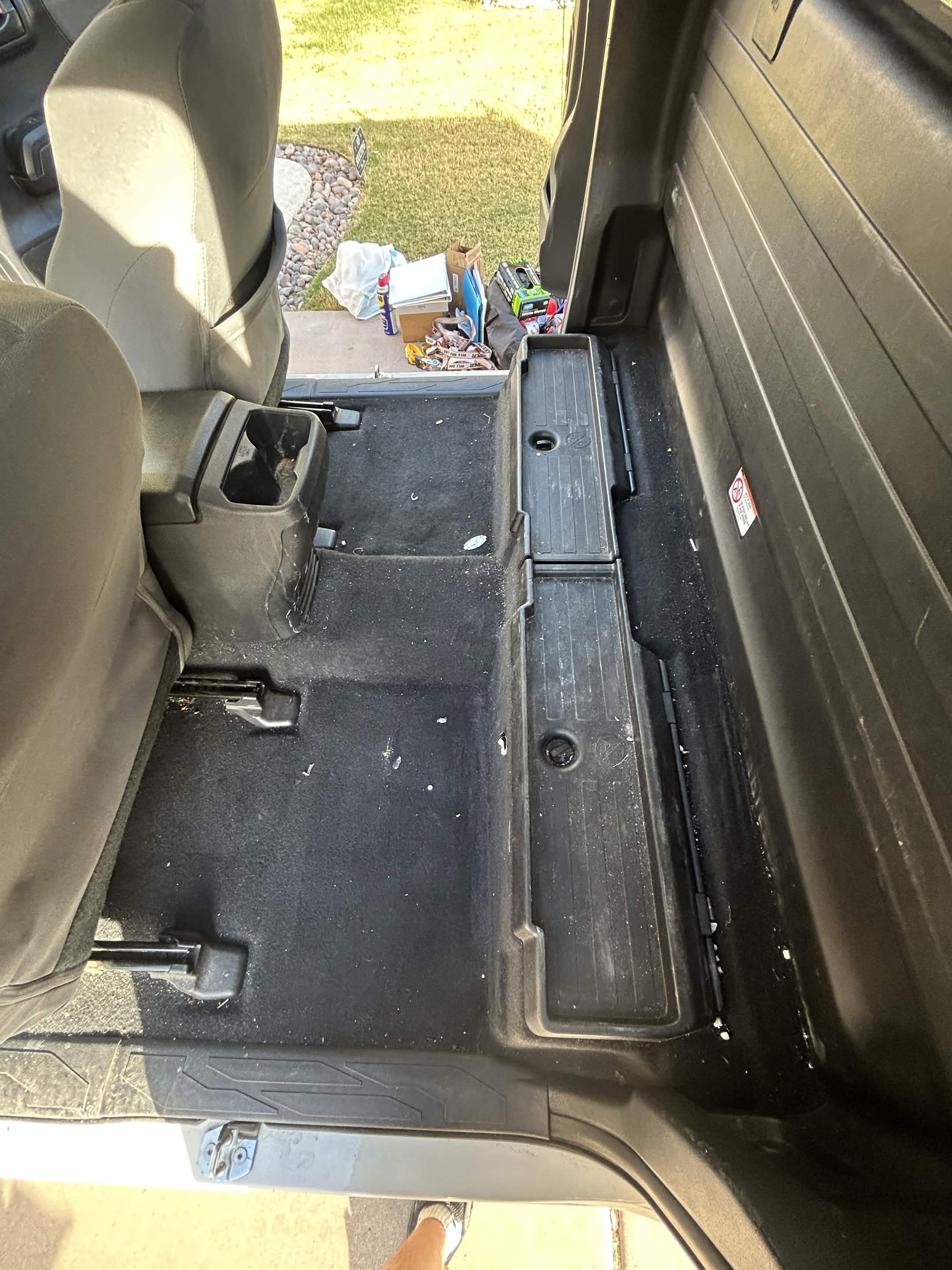 Rear Cab Floor Reset before