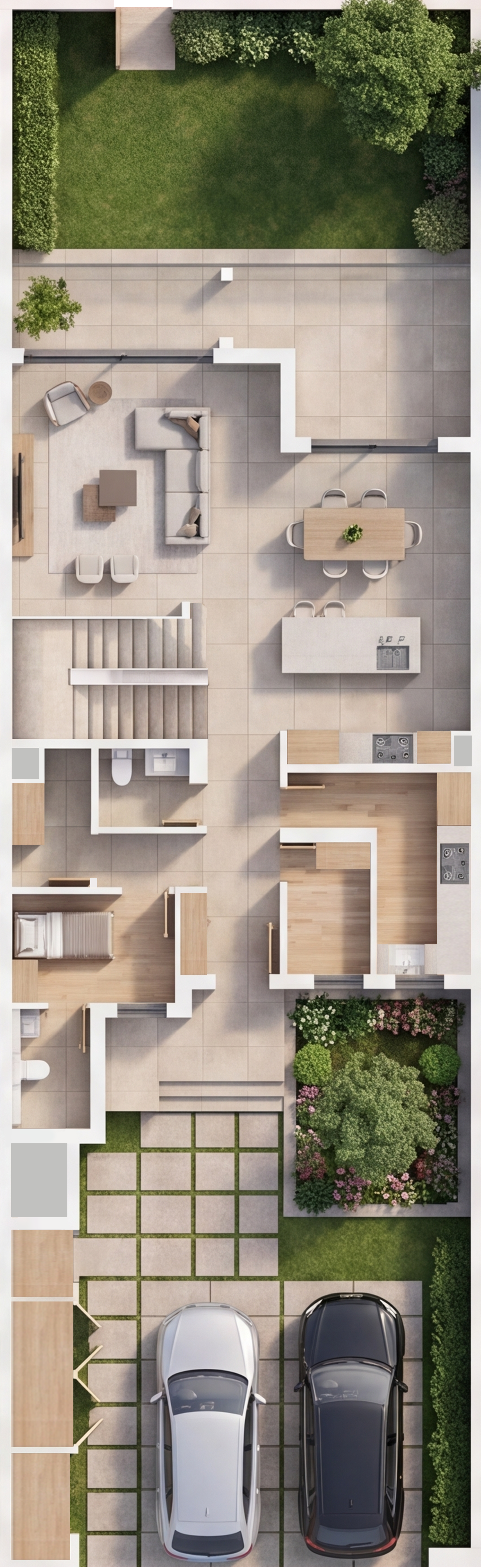 3-Bedroom Townhome / Ground Floor