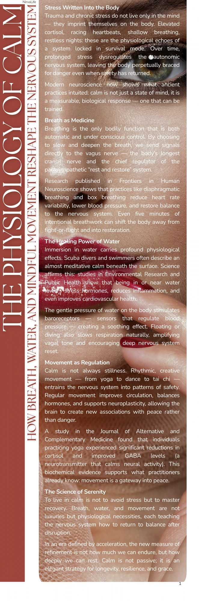 The Physiology of Calm