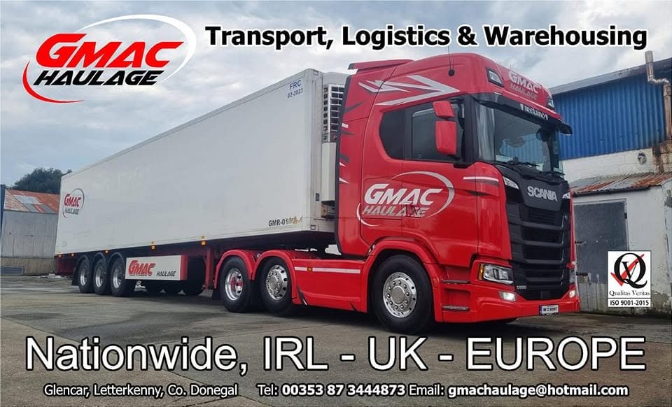 GMAC Haulage refrigerated Scania truck — temperature-controlled fleet