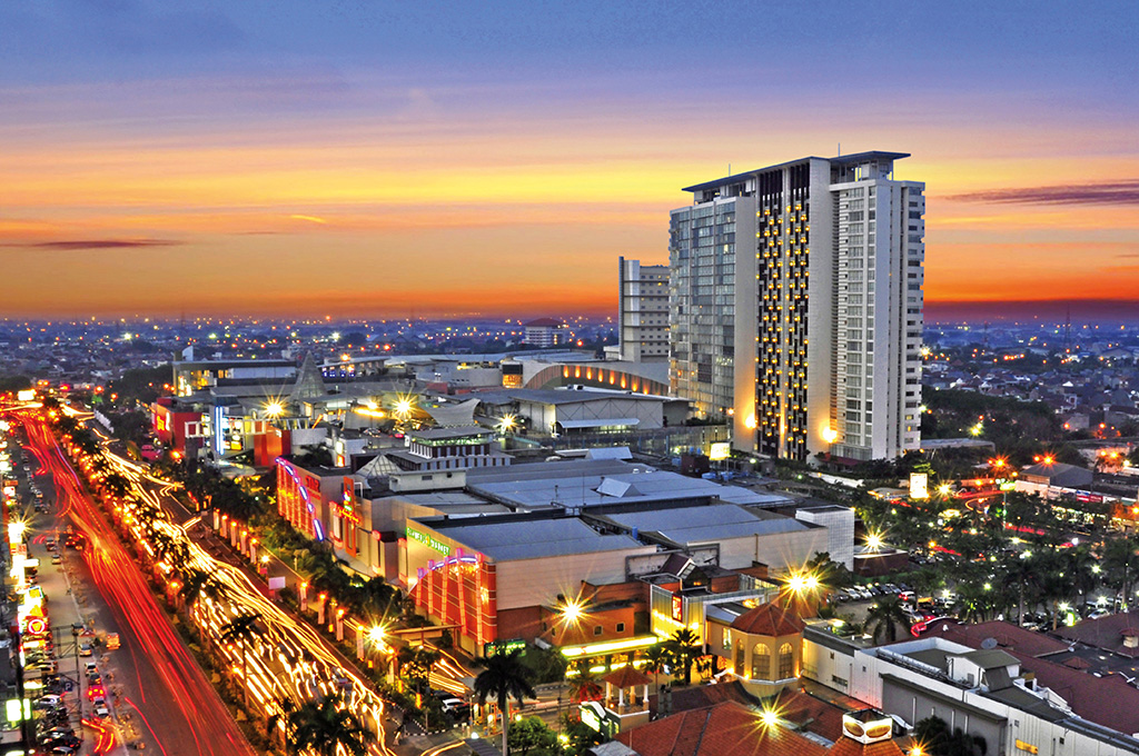 Kawasan Kelapa Gading dari udara
