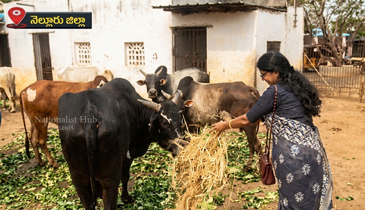 Gaushala care at the sanctuary