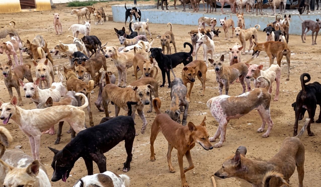 Dogs under daily protection