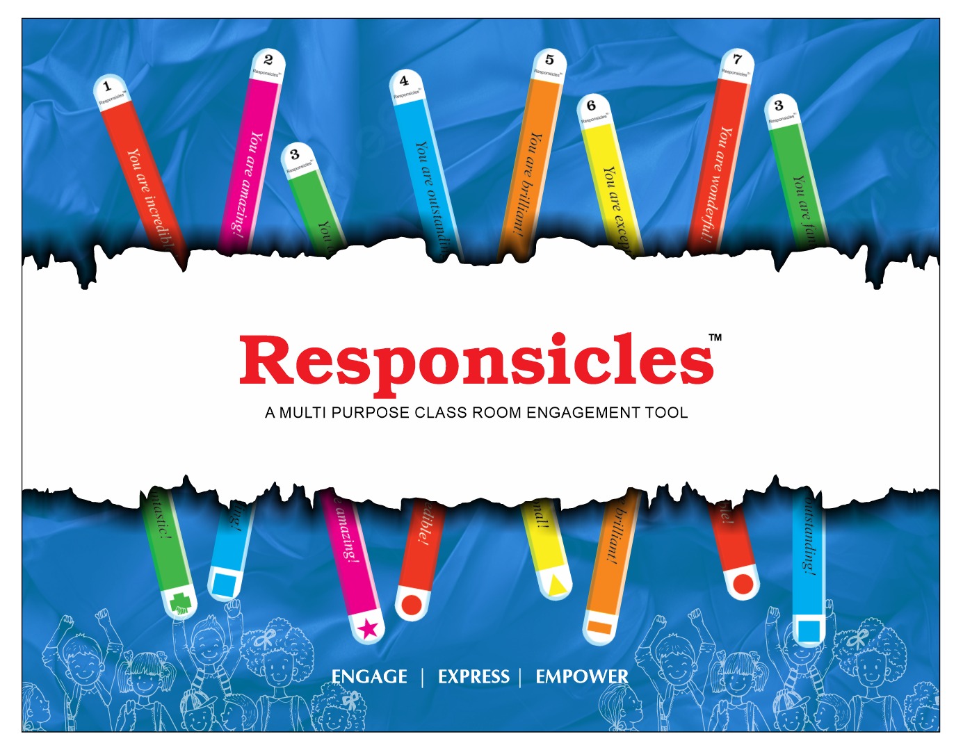 Responsicles — colourful classroom engagement sticks designed by Karam Sodhi