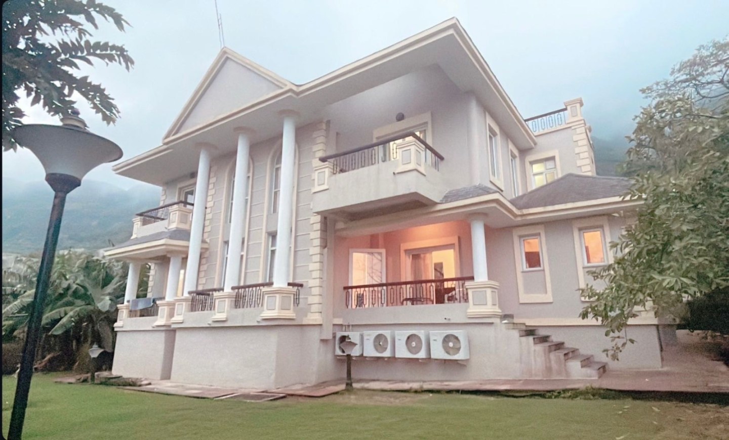 Spanish Villa exterior at Amby Valley City — Nanaki Kaurs top performer prize