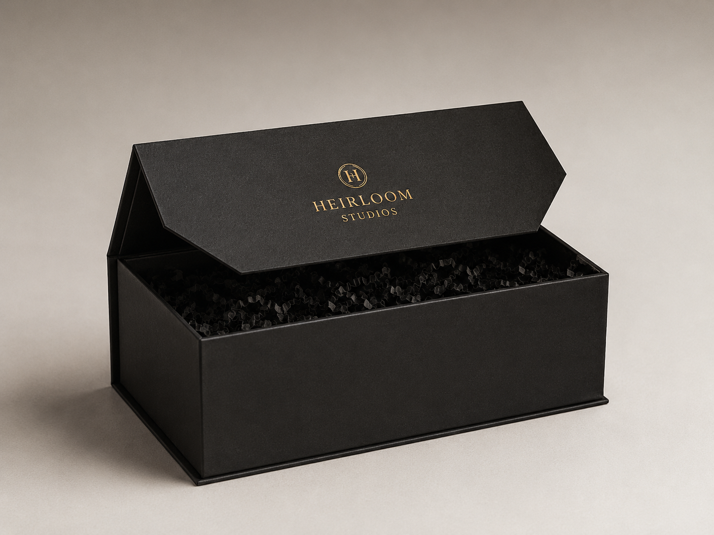 Premium Heirloom Studios black keepsake box