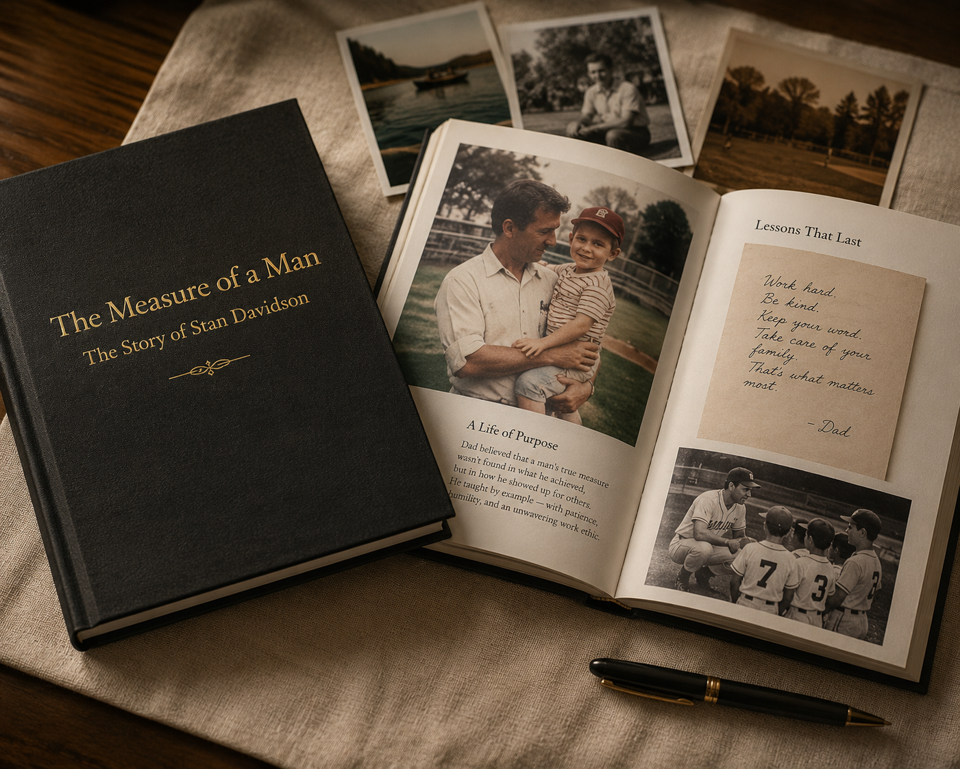 Life story book — The Measure of a Man
