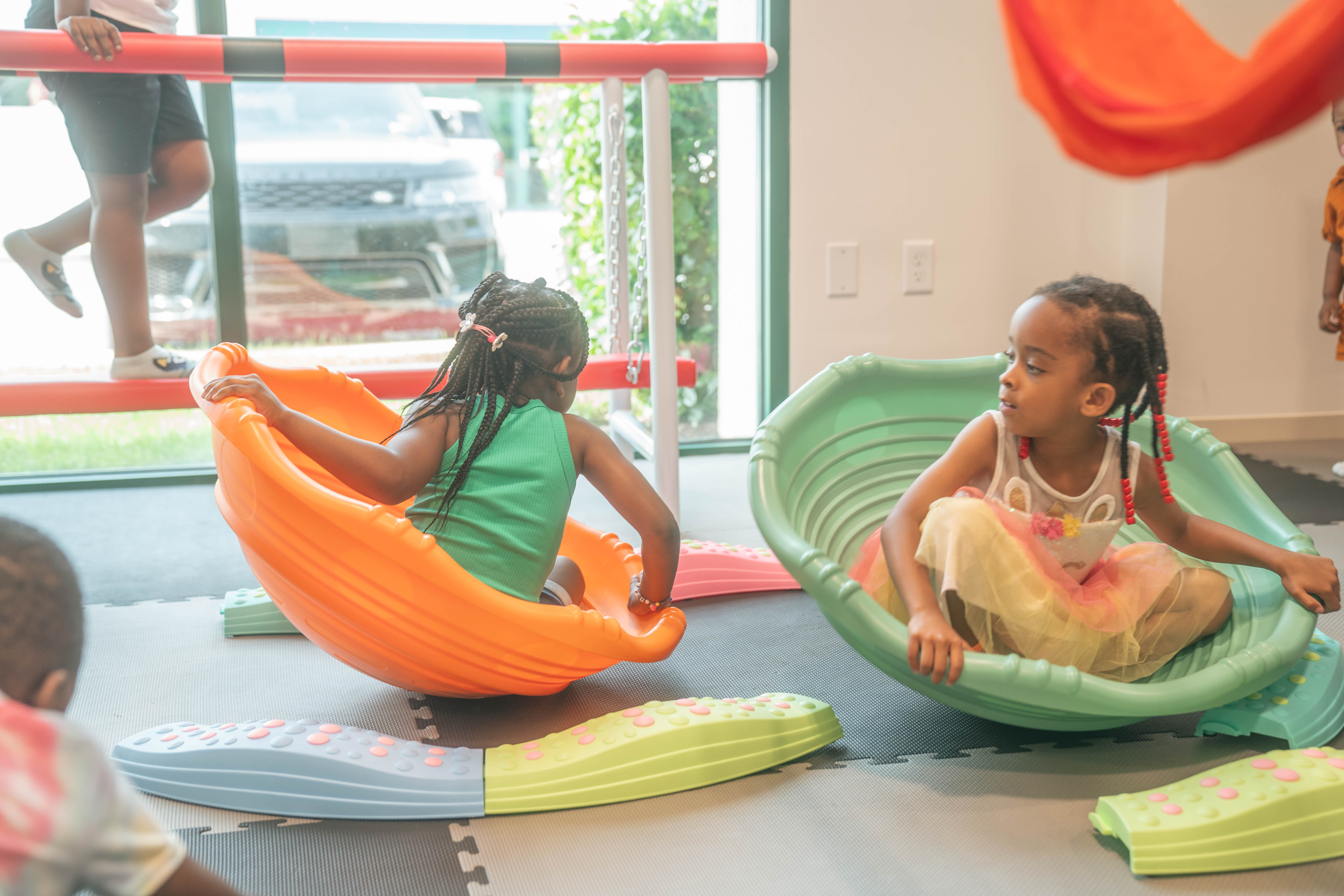 Children playing in sensory gym