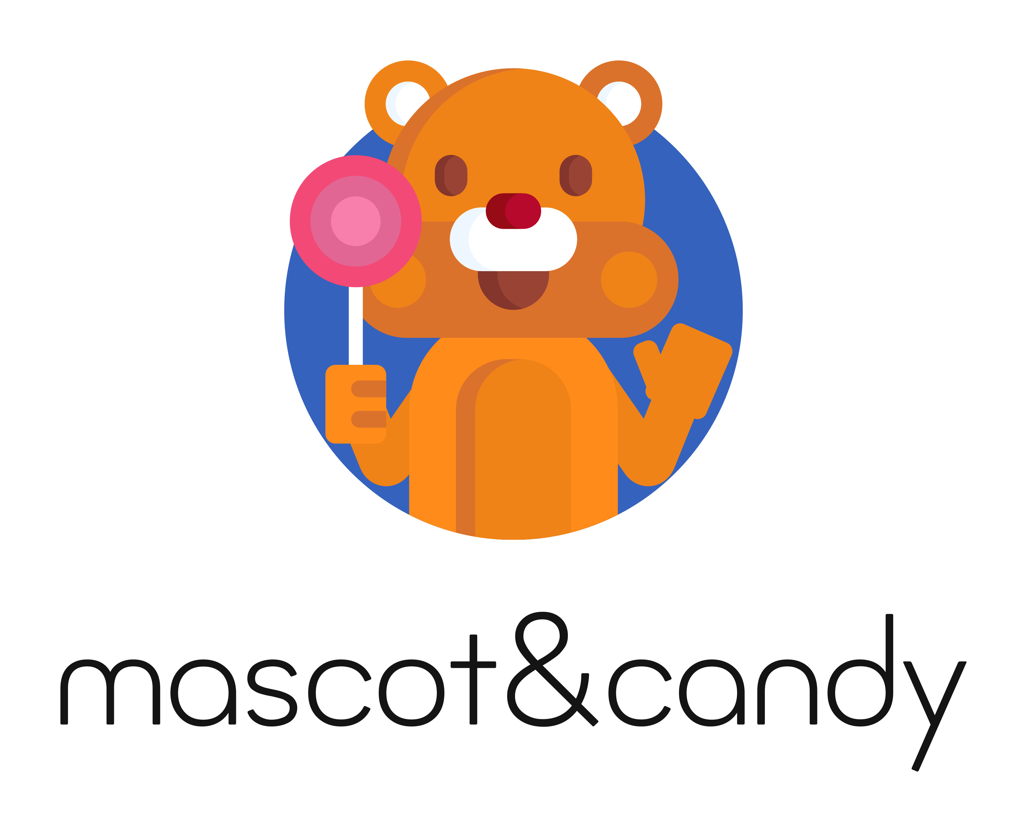 Mascot&Candy Logo