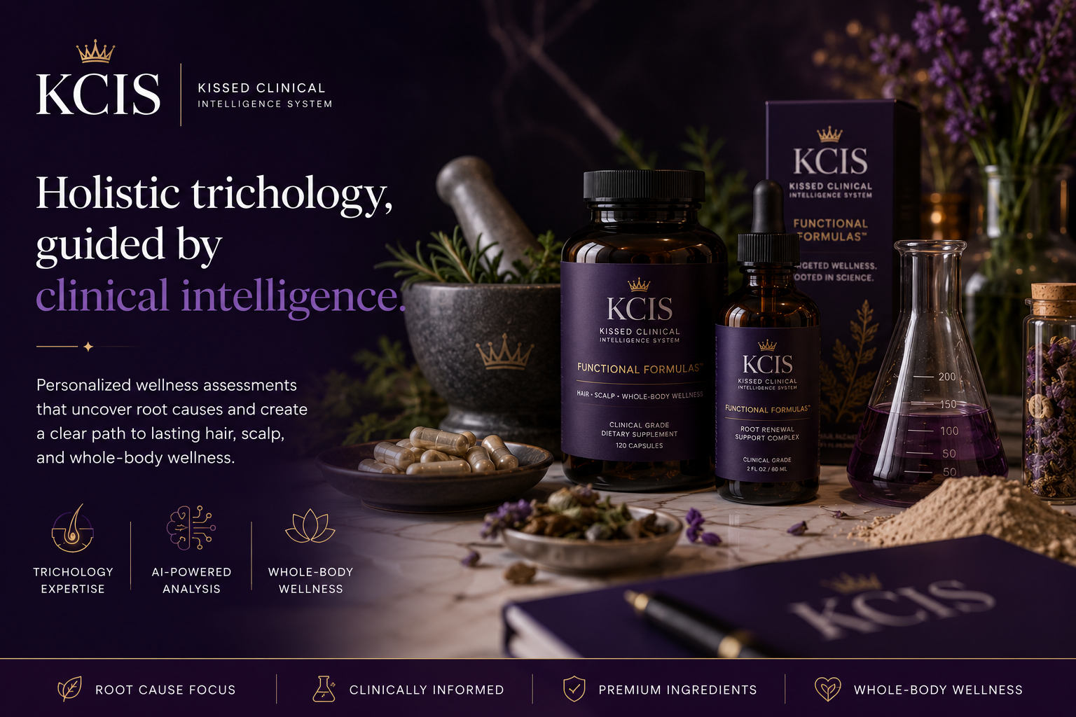 KCIS — KISSED Clinical Intelligence System: holistic trichology guided by clinical intelligence