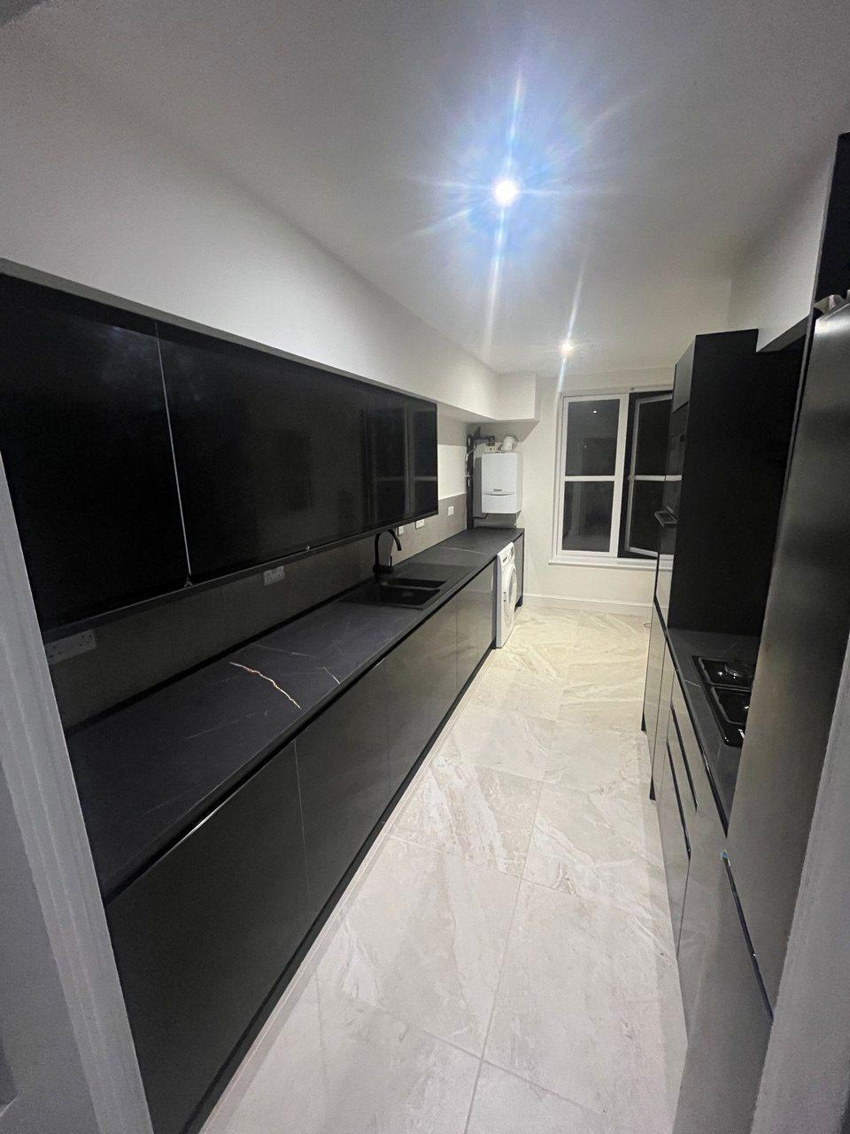 Contemporary Gloss Kitchen — Full Refit detail 2