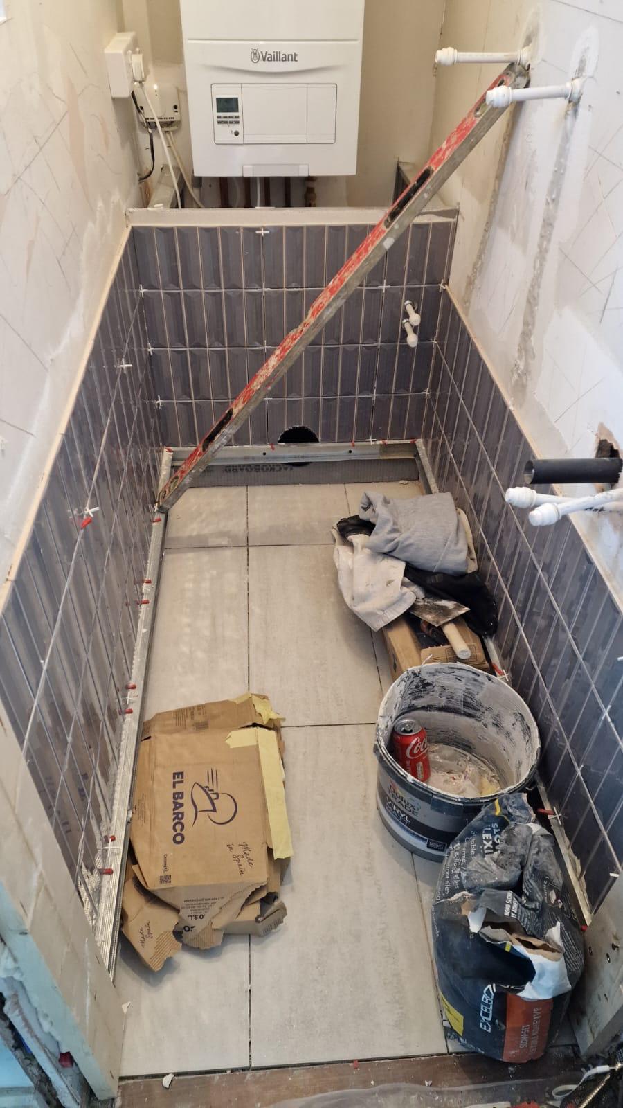 Downstairs Cloakroom Refit — work in progress 1