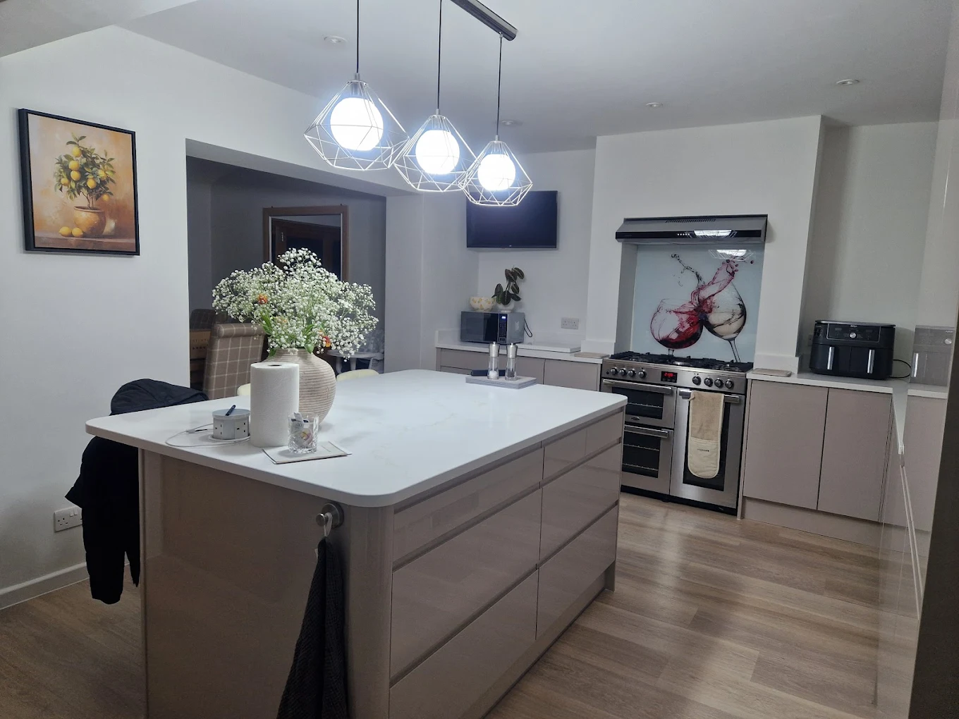 A completed kitchen project in Gloucestershire