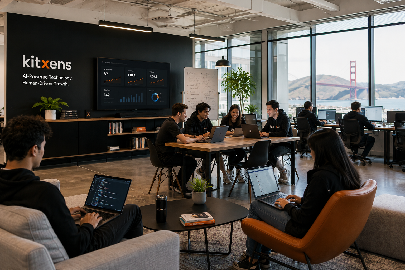 Kitxens headquarters in Silicon Valley — the team behind Restaurant Operating Intelligence