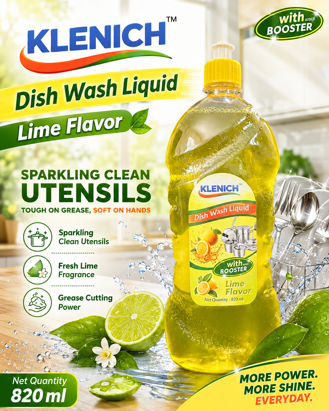 Lime Dishwash Liquid
