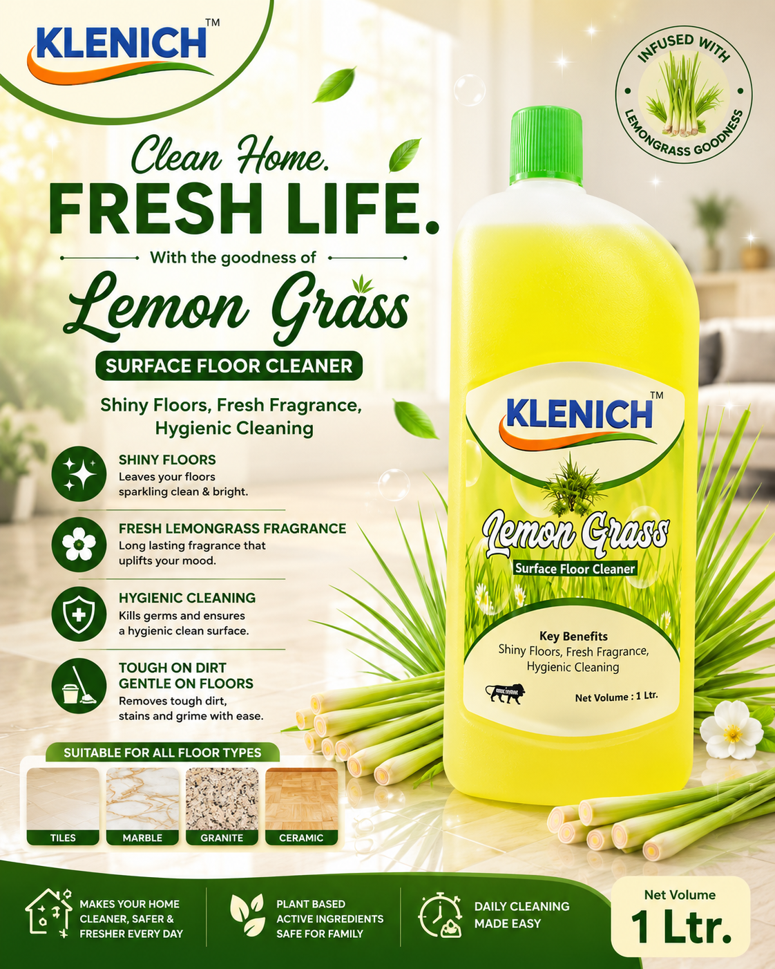 Lemon Grass Floor Cleaner