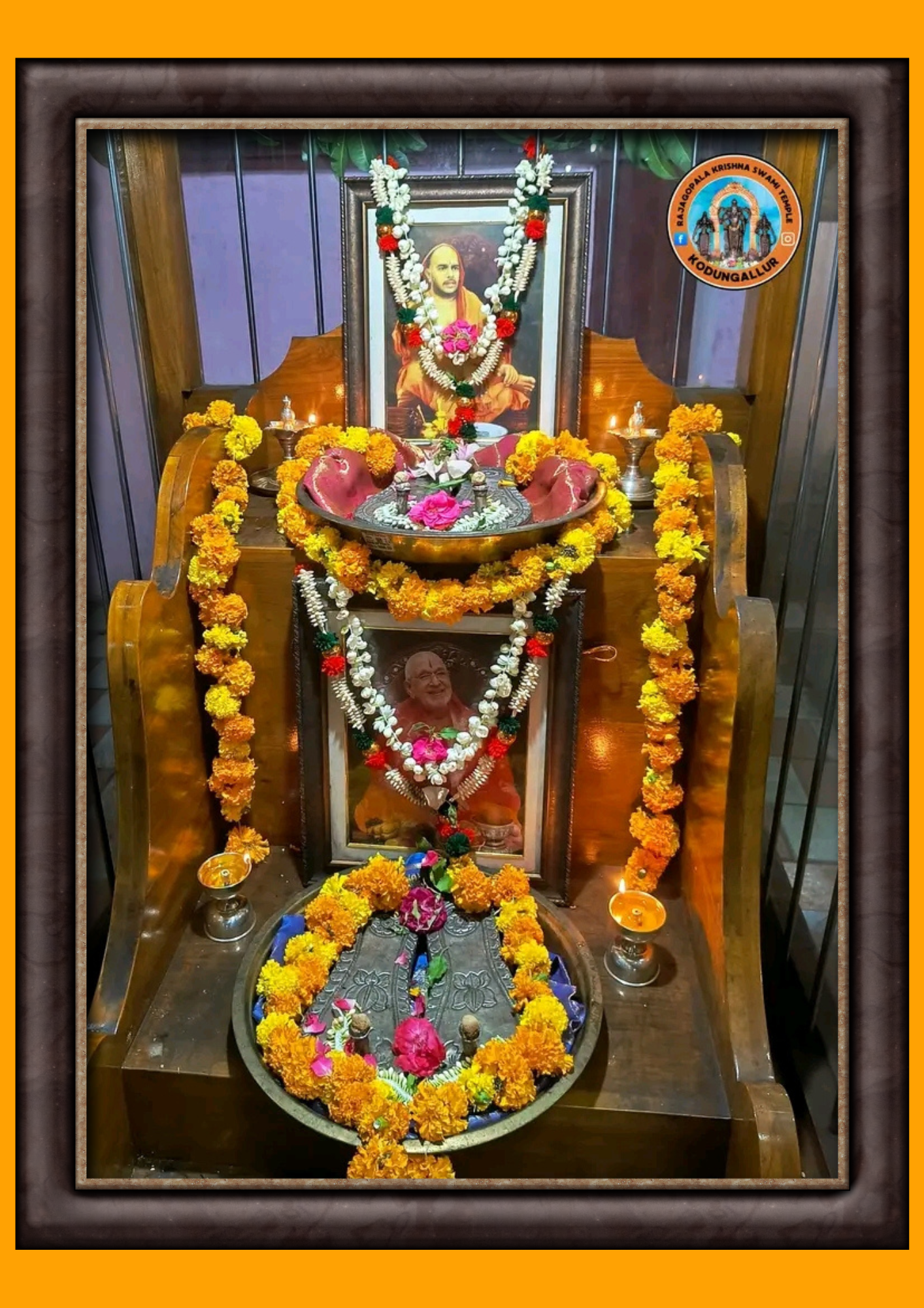 Paduka Sthapana ceremony