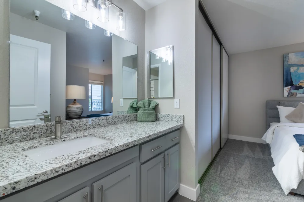 Gateway bathroom and bedroom