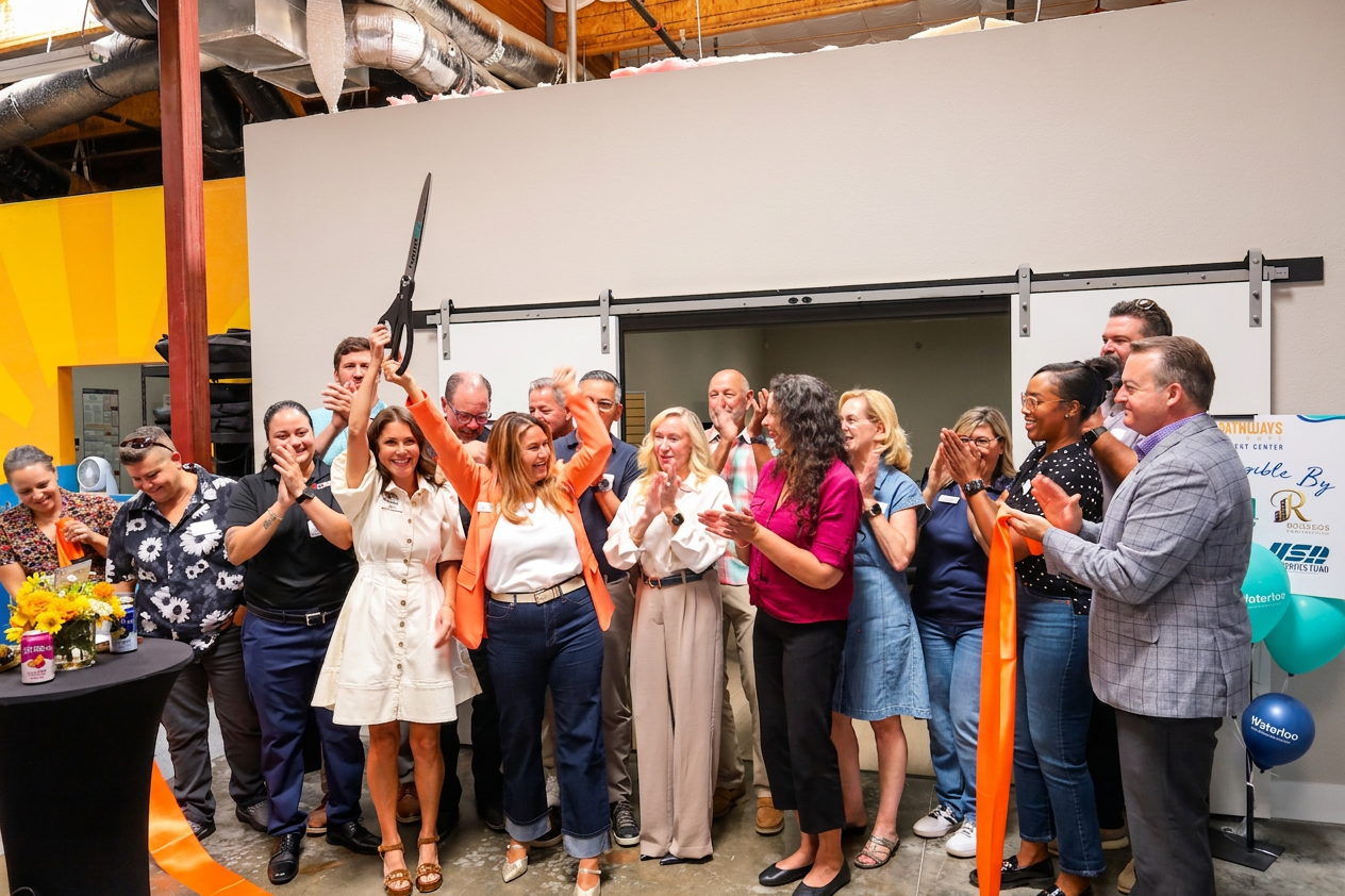 Ribbon cutting ceremony at X Hope