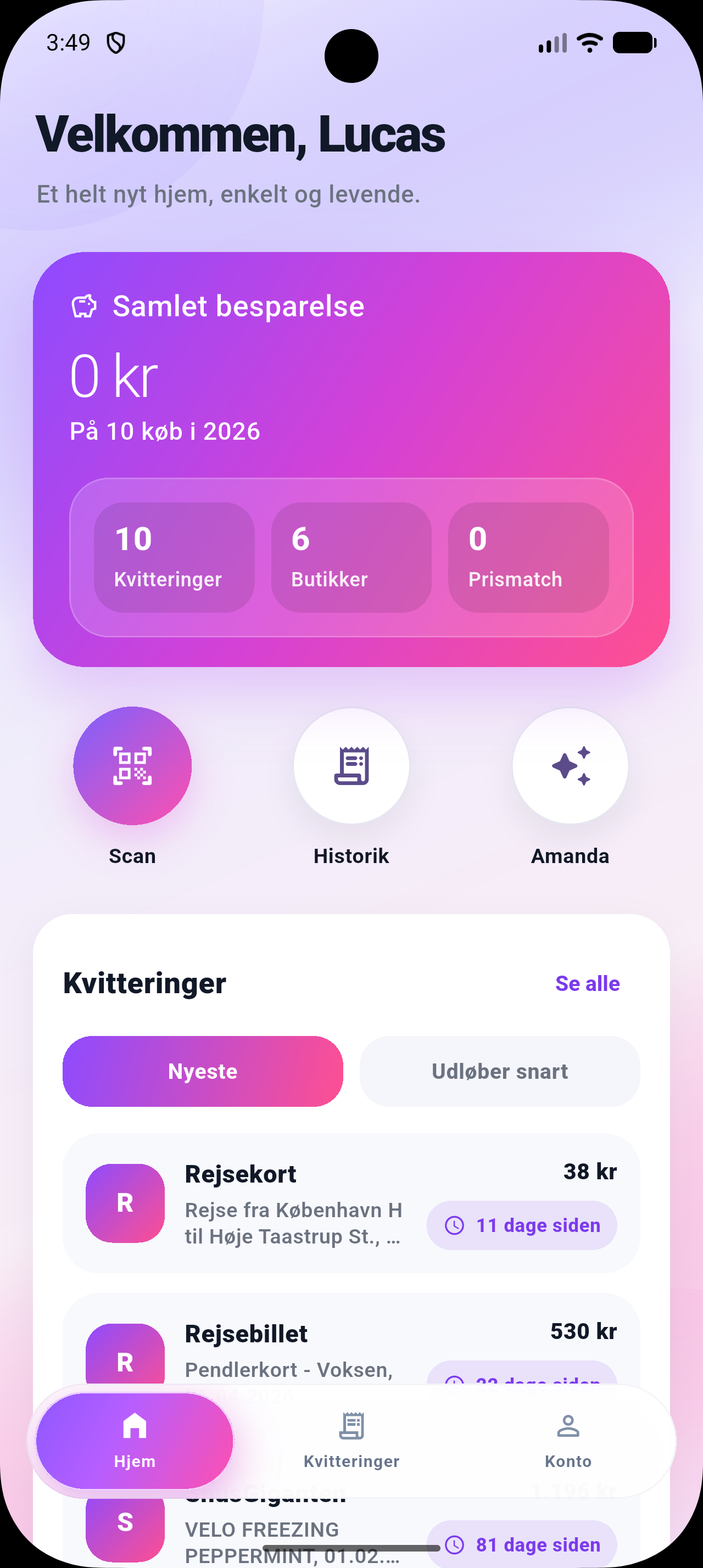 Kvito app screenshot 1