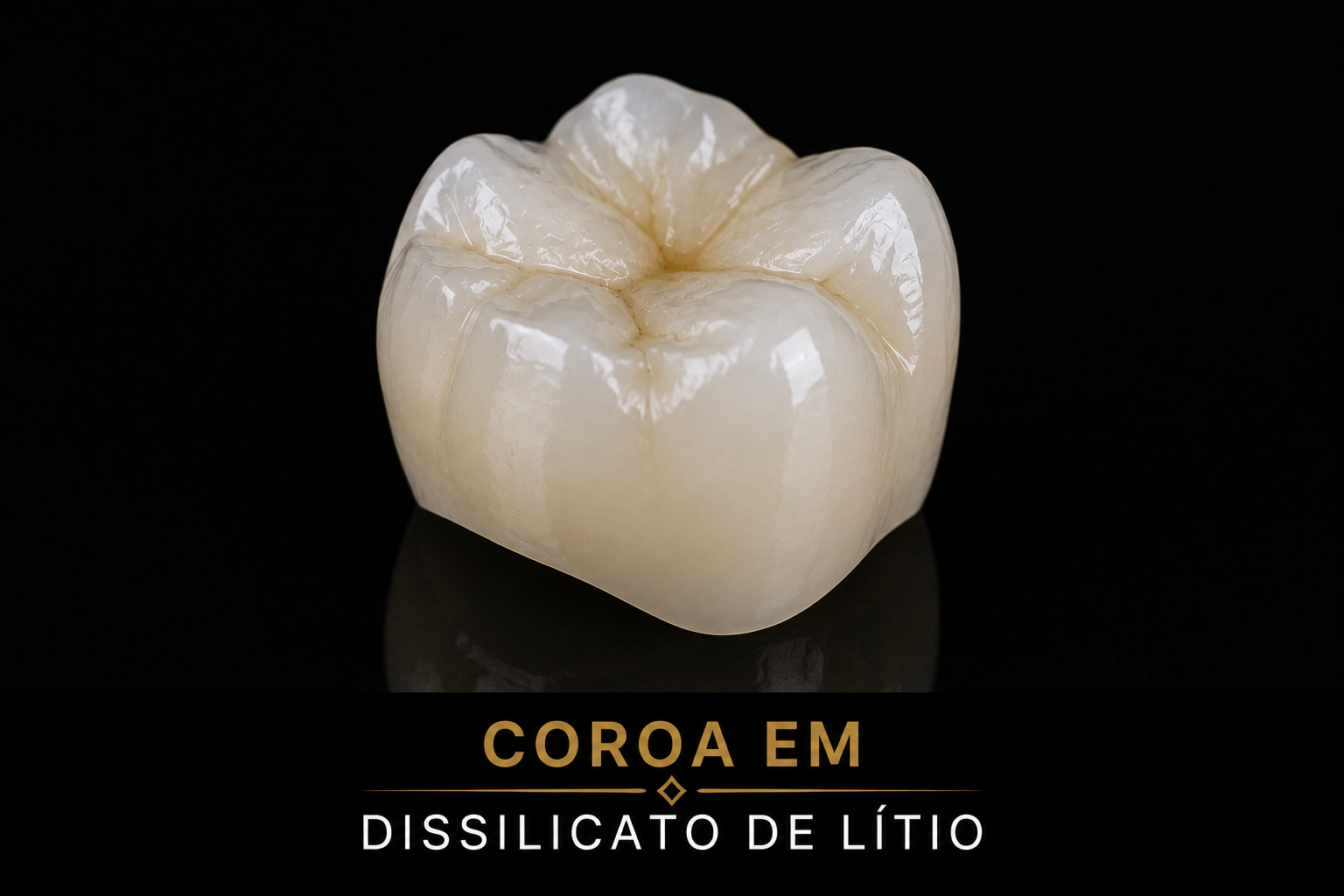 Coroa em dissilicato de lítio