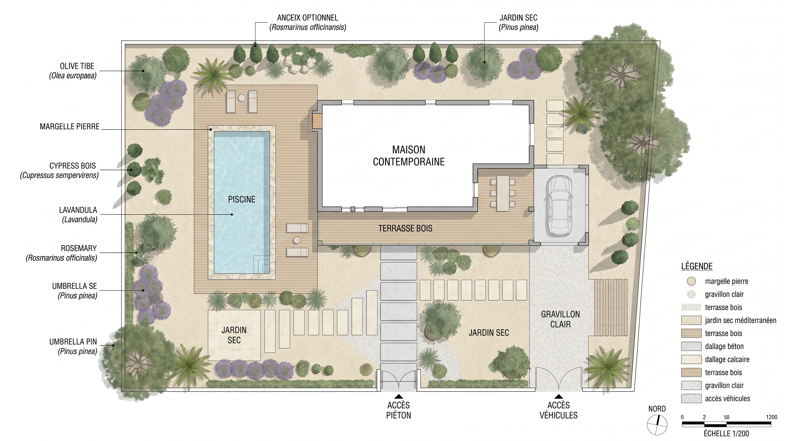 Plan masse — Textures & matériaux