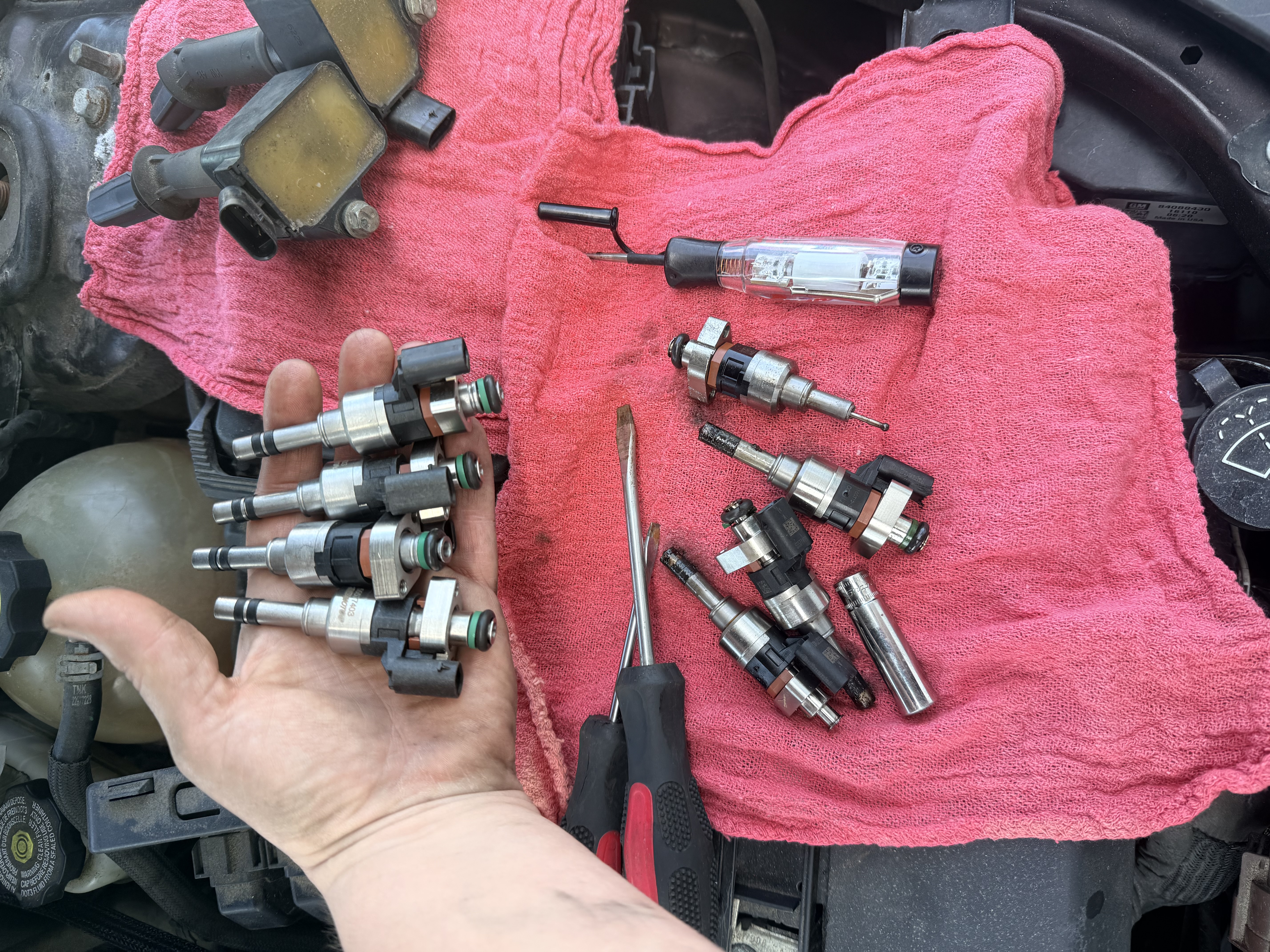 Chevy engine bay diagnostic and tune-up