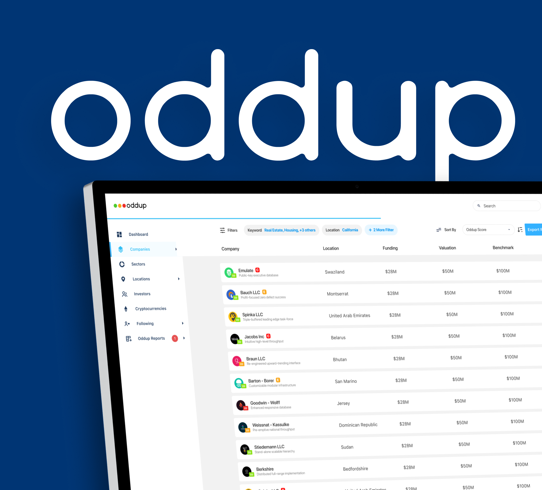 Oddup | Fintech Dashboard