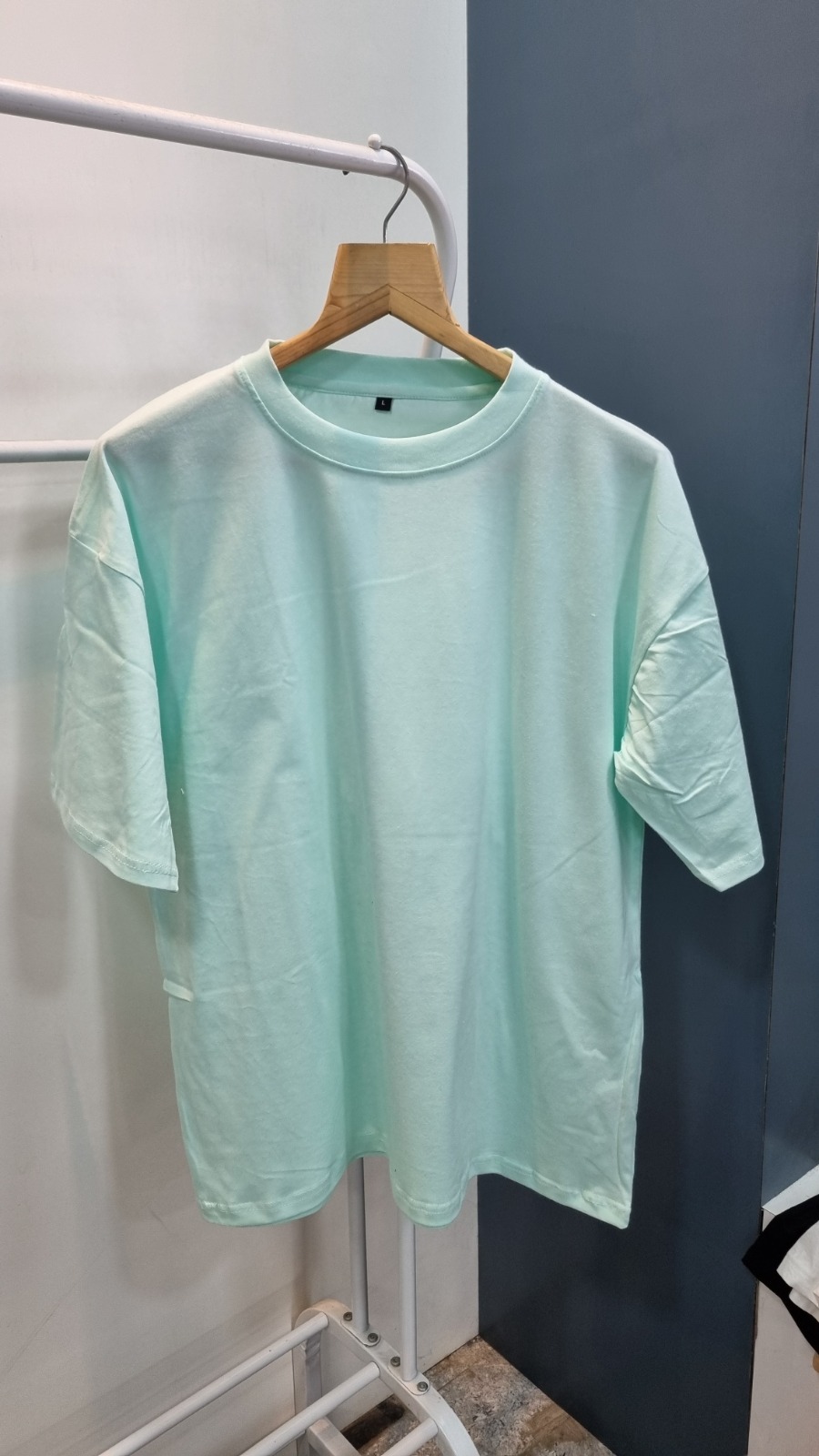 Oversized t-shirt in Aqua