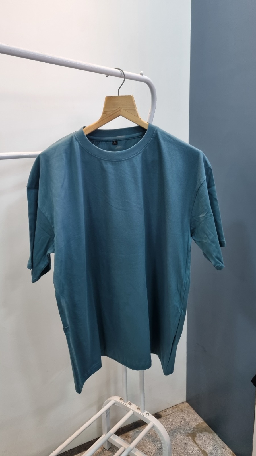 Oversized t-shirt in Sapphire Blue