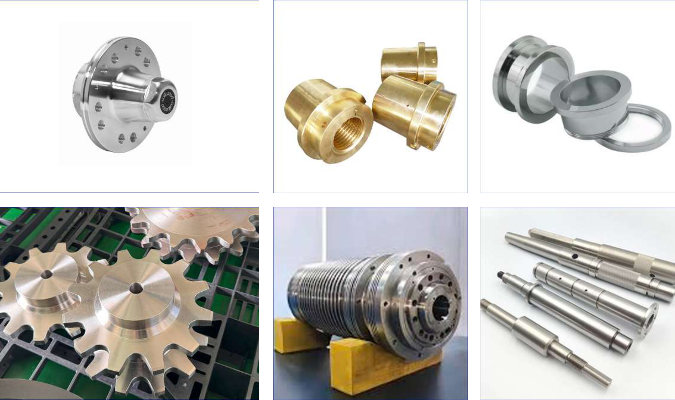 Precision Parts — assorted machined components