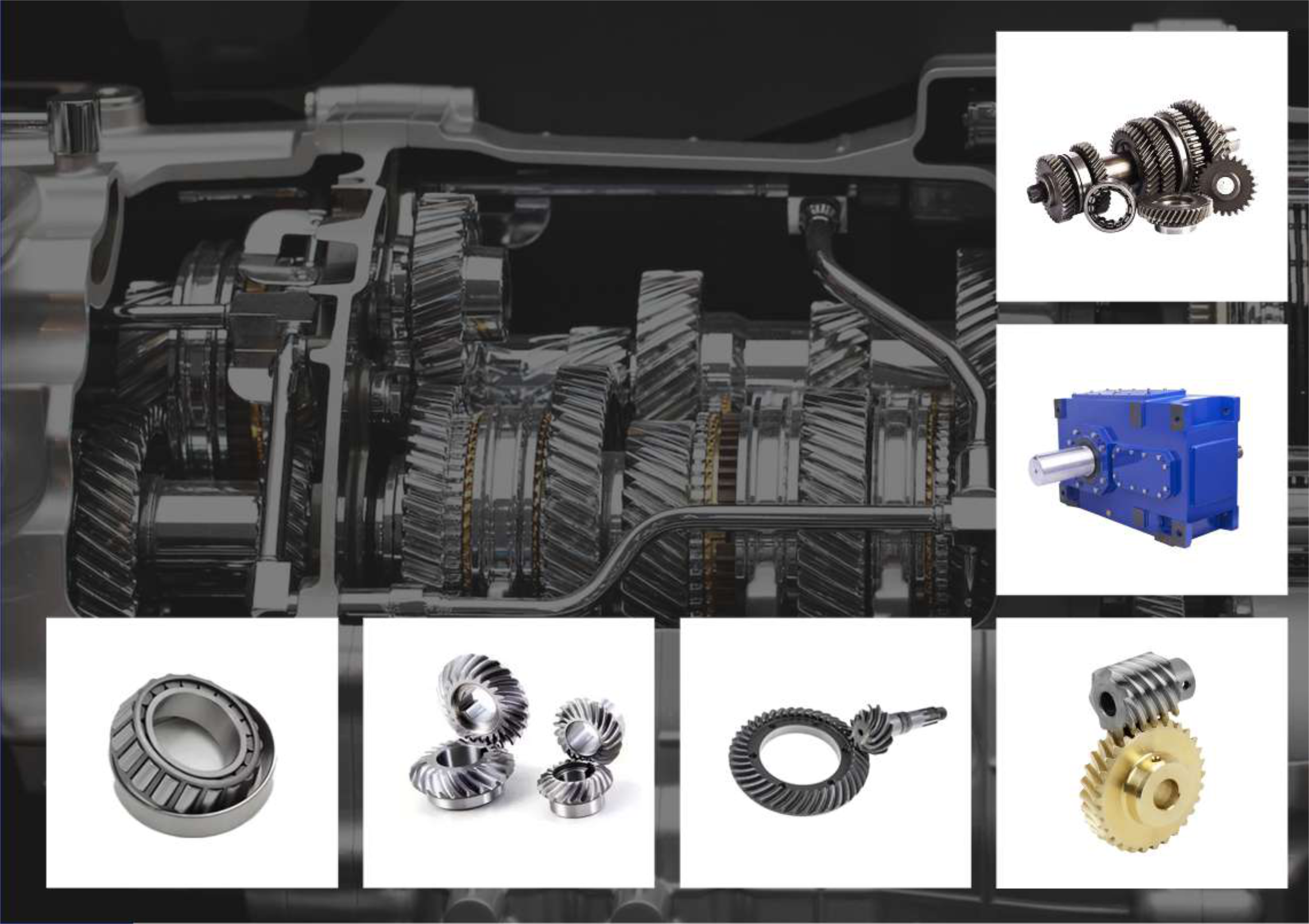 Gear and Gear box products — gear sets and bearings