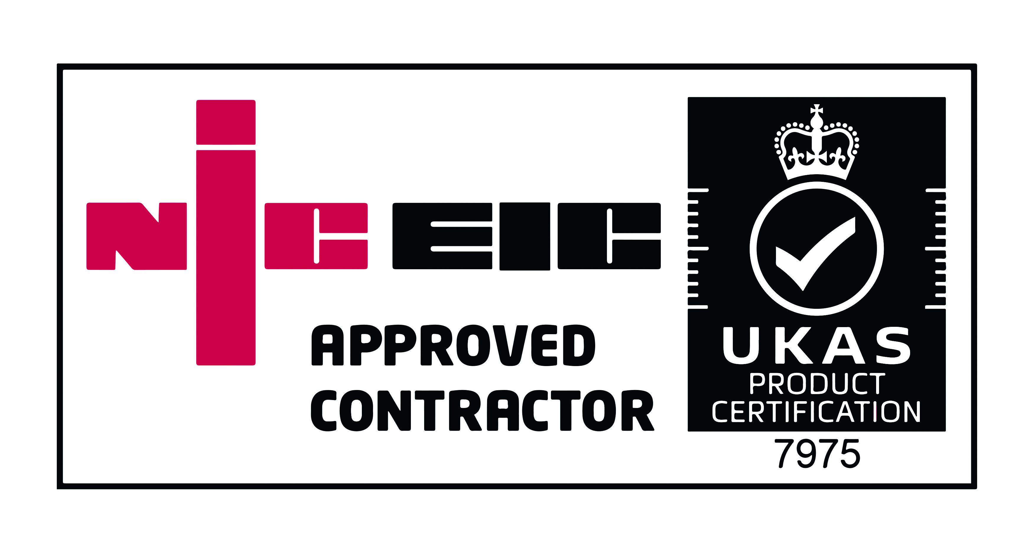 NICEIC Approved Contractor & UKAS Product Certification