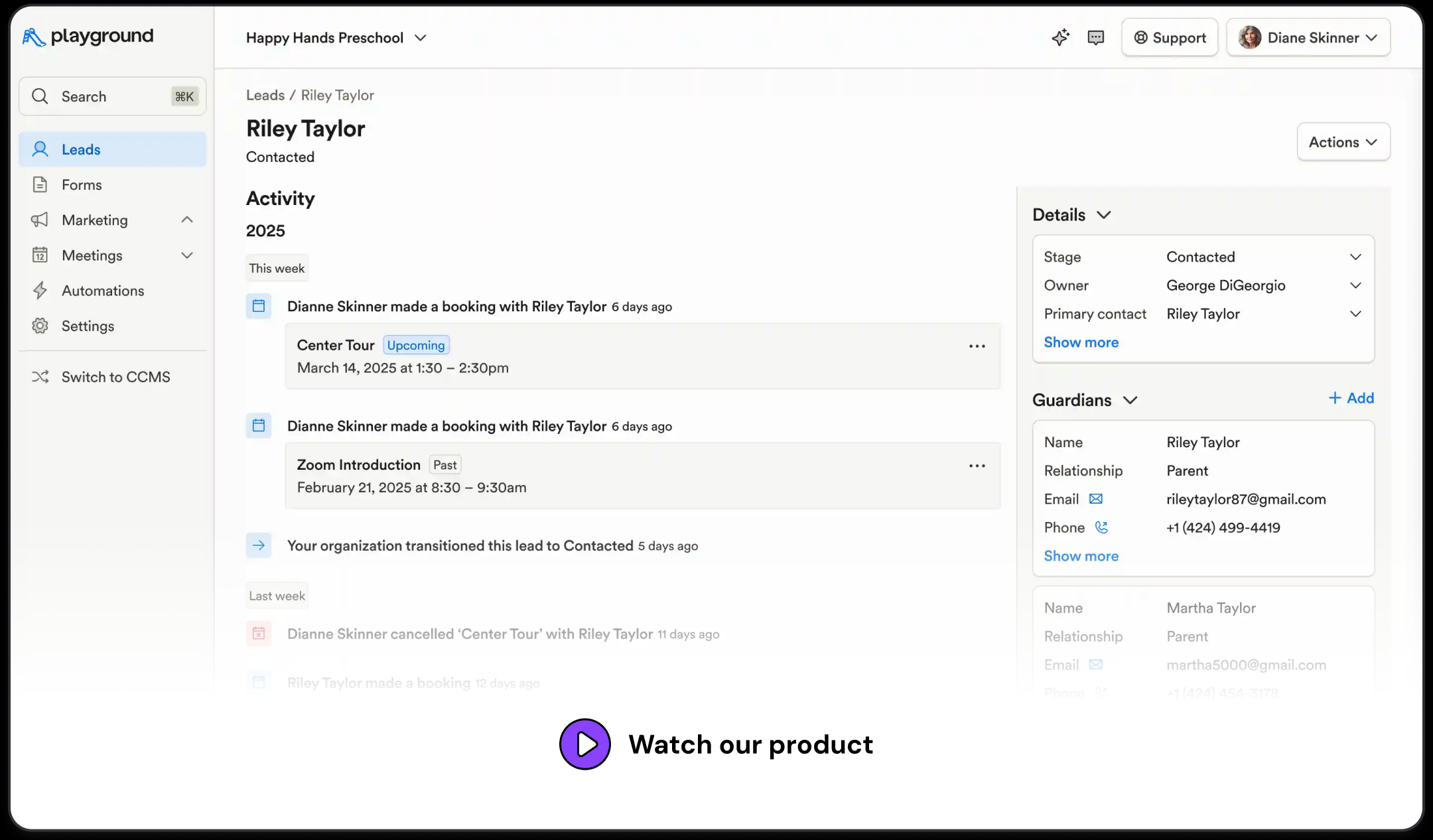 Elevante Platform Demo