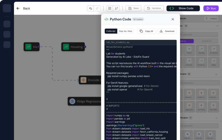 No-Code to High-Code Workflows