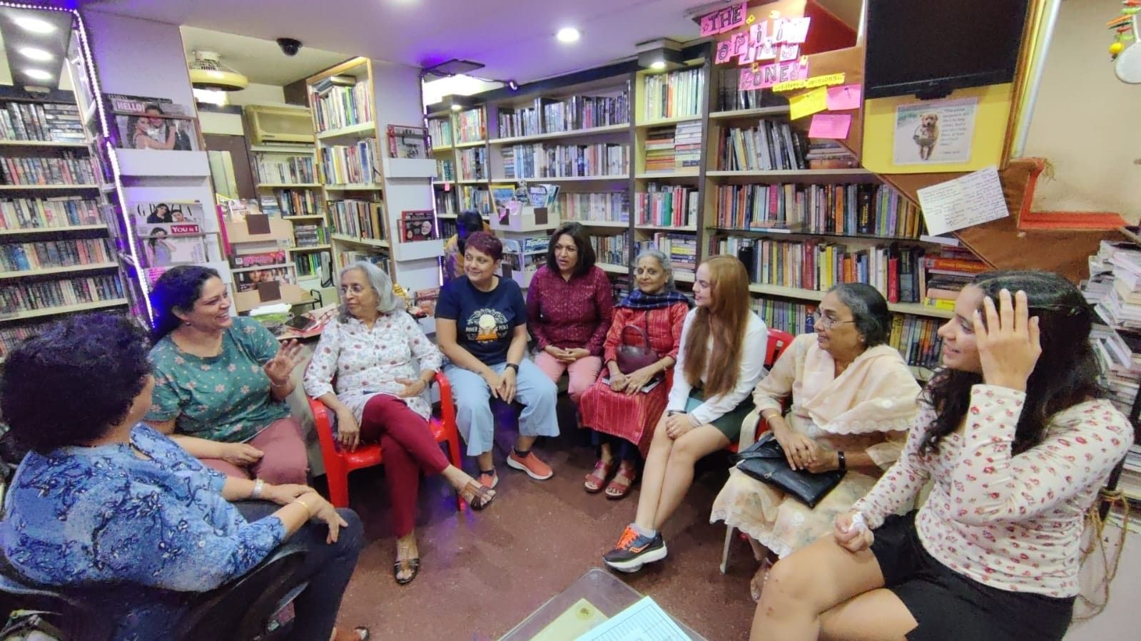 Community · Intimate in-store session with readers and learners