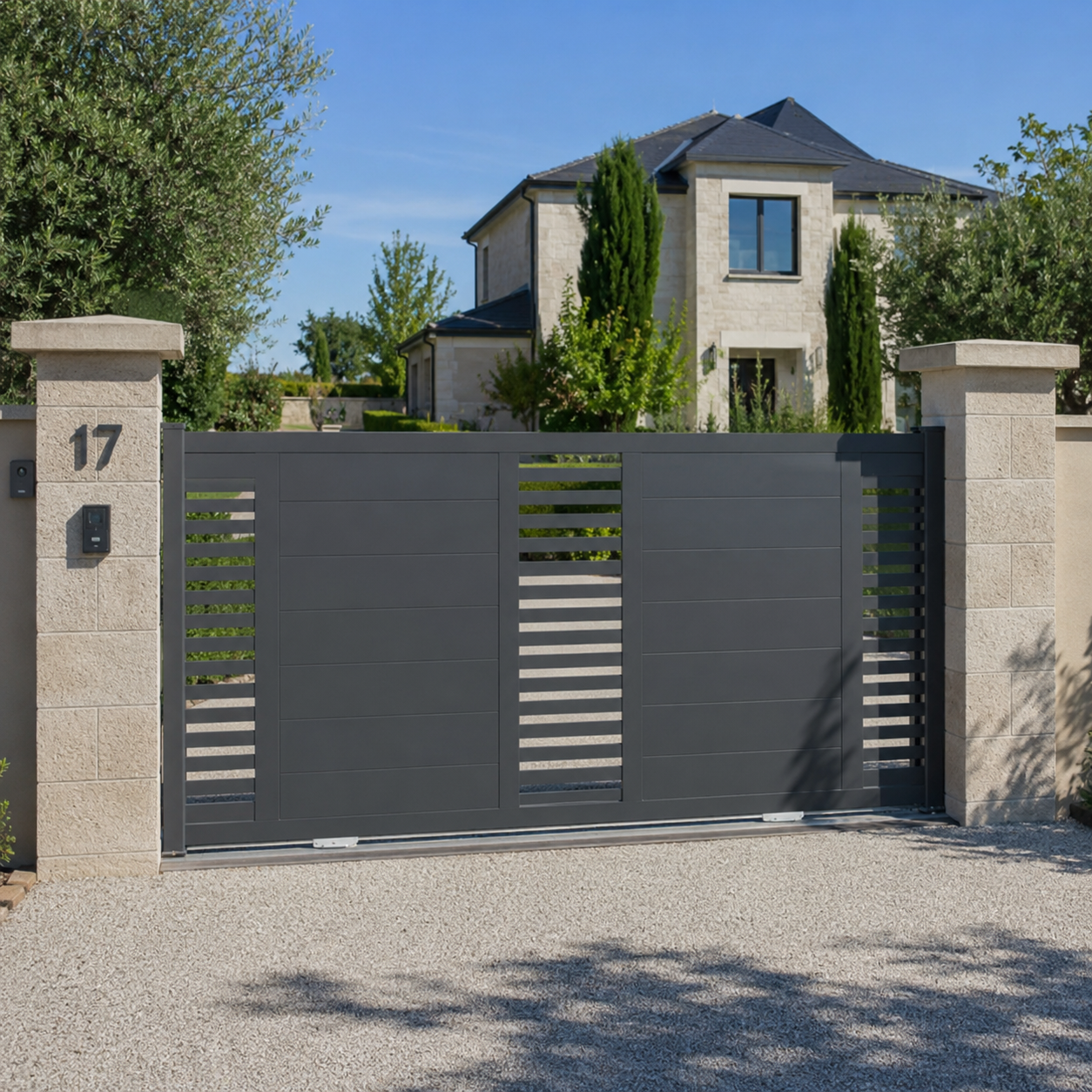Portail aluminium
