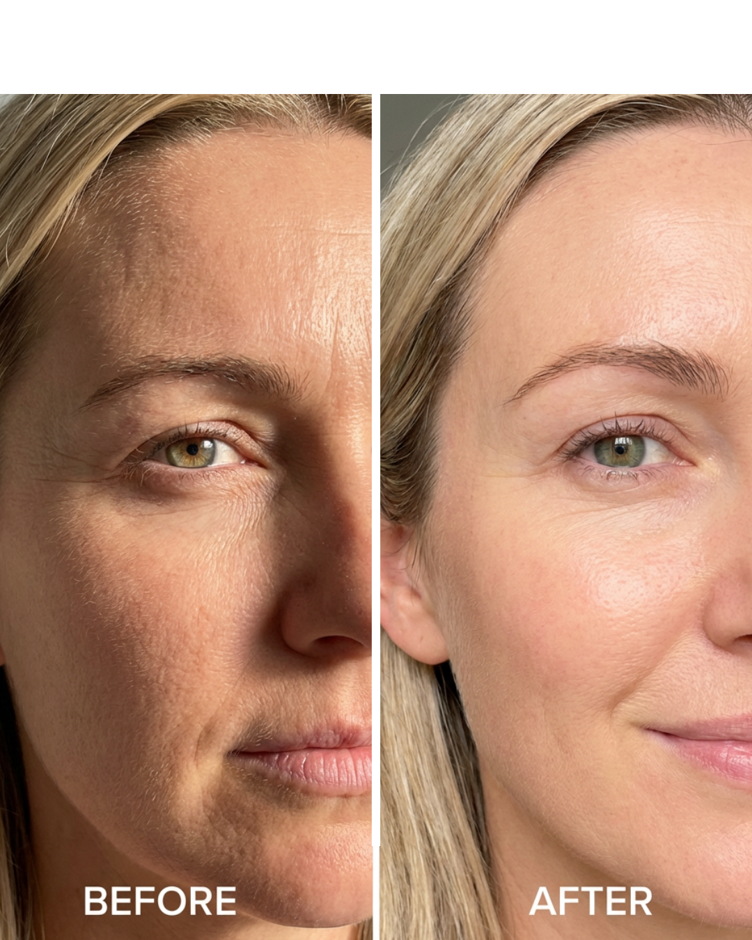 Diane's results with the Leopard Luxe mask