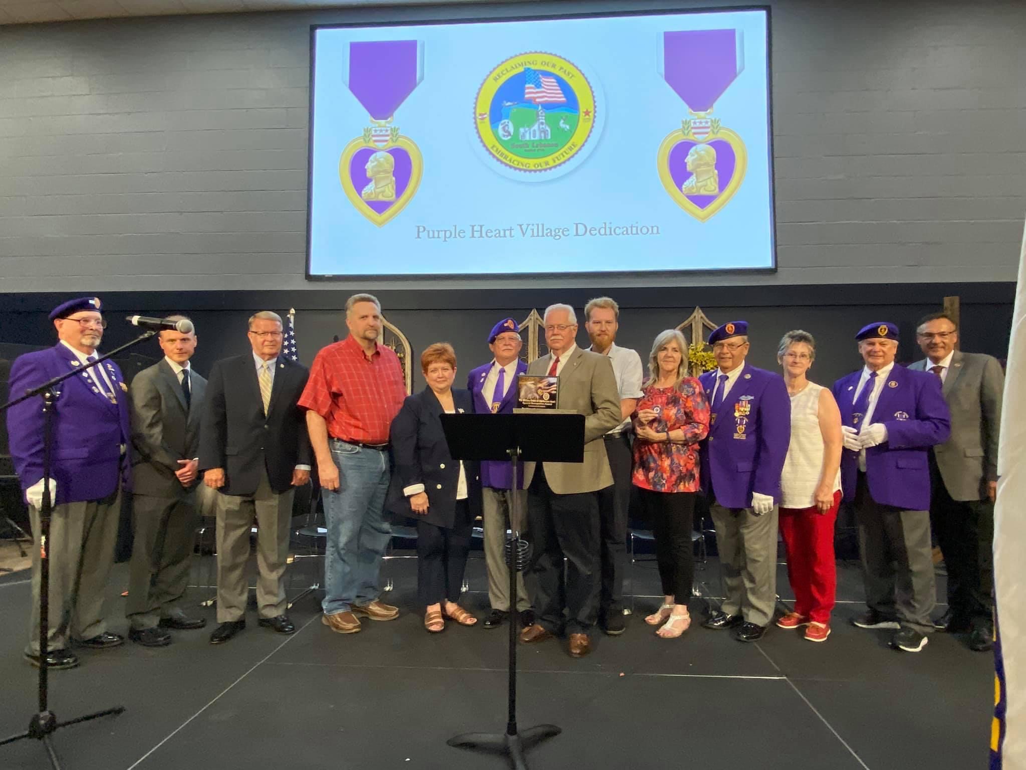 Purple Heart Village Dedication