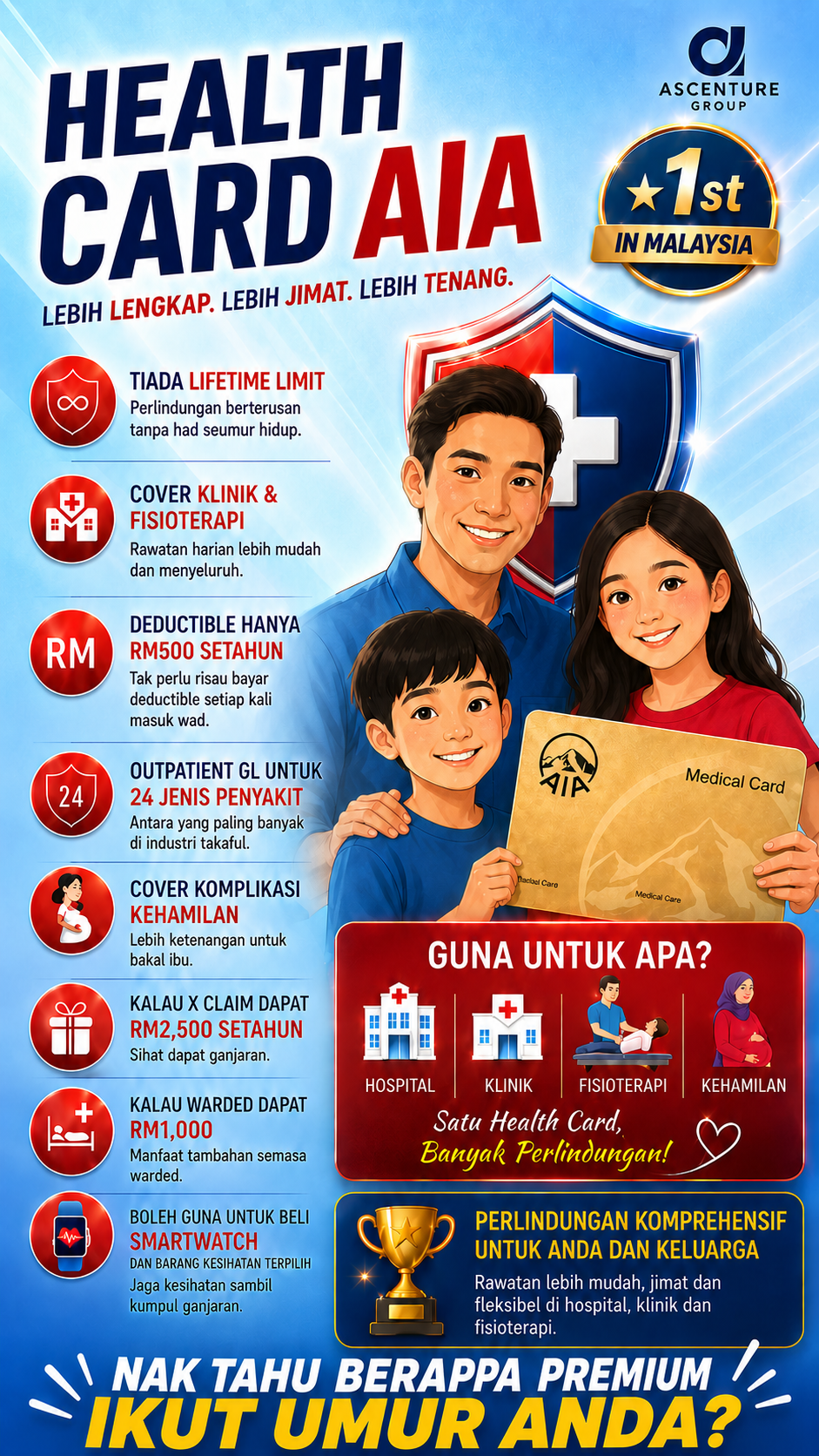 Health Card AIA - Lebih Lengkap, Lebih Jimat, Lebih Tenang