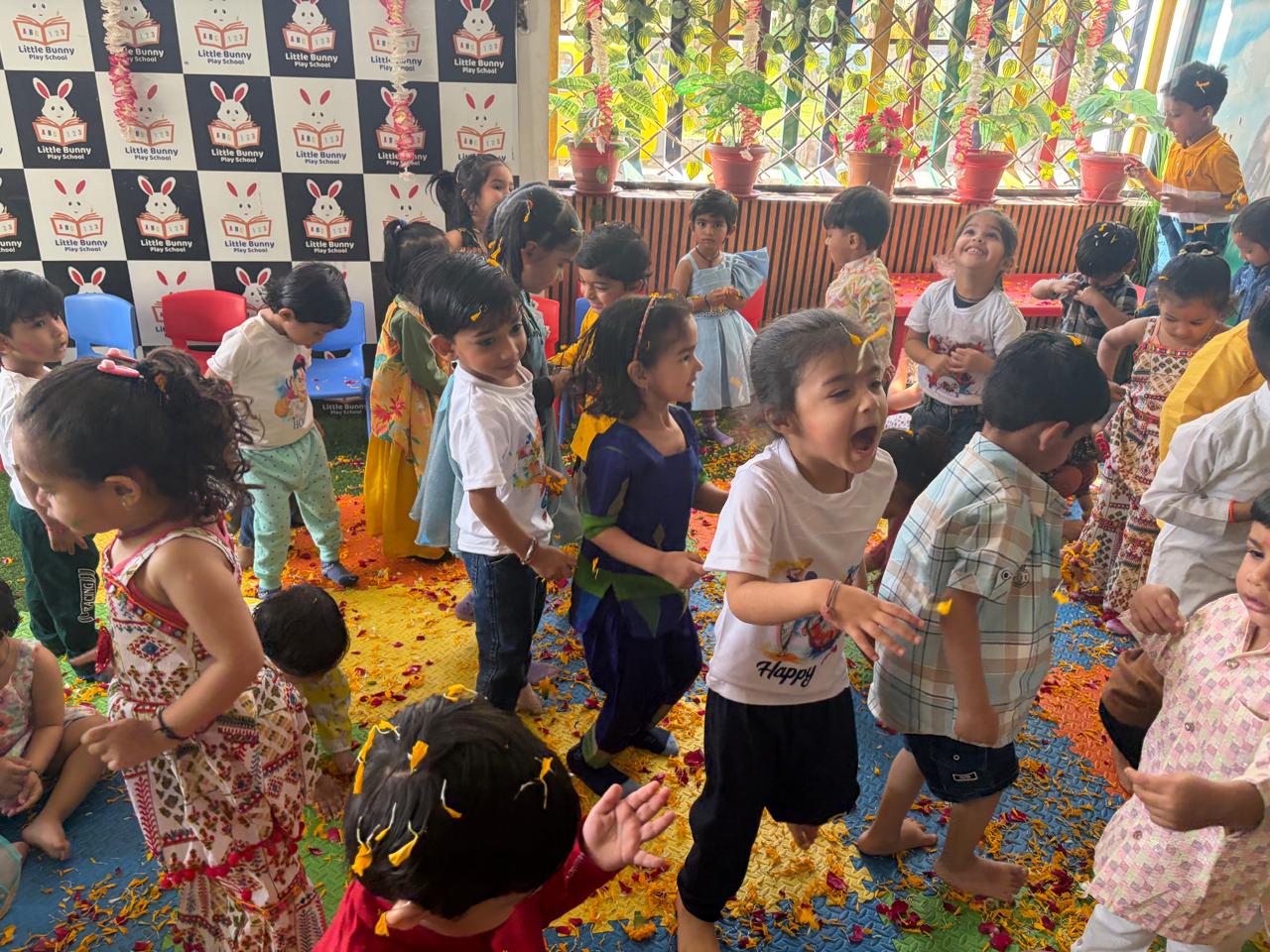 Janmashtami celebration with students