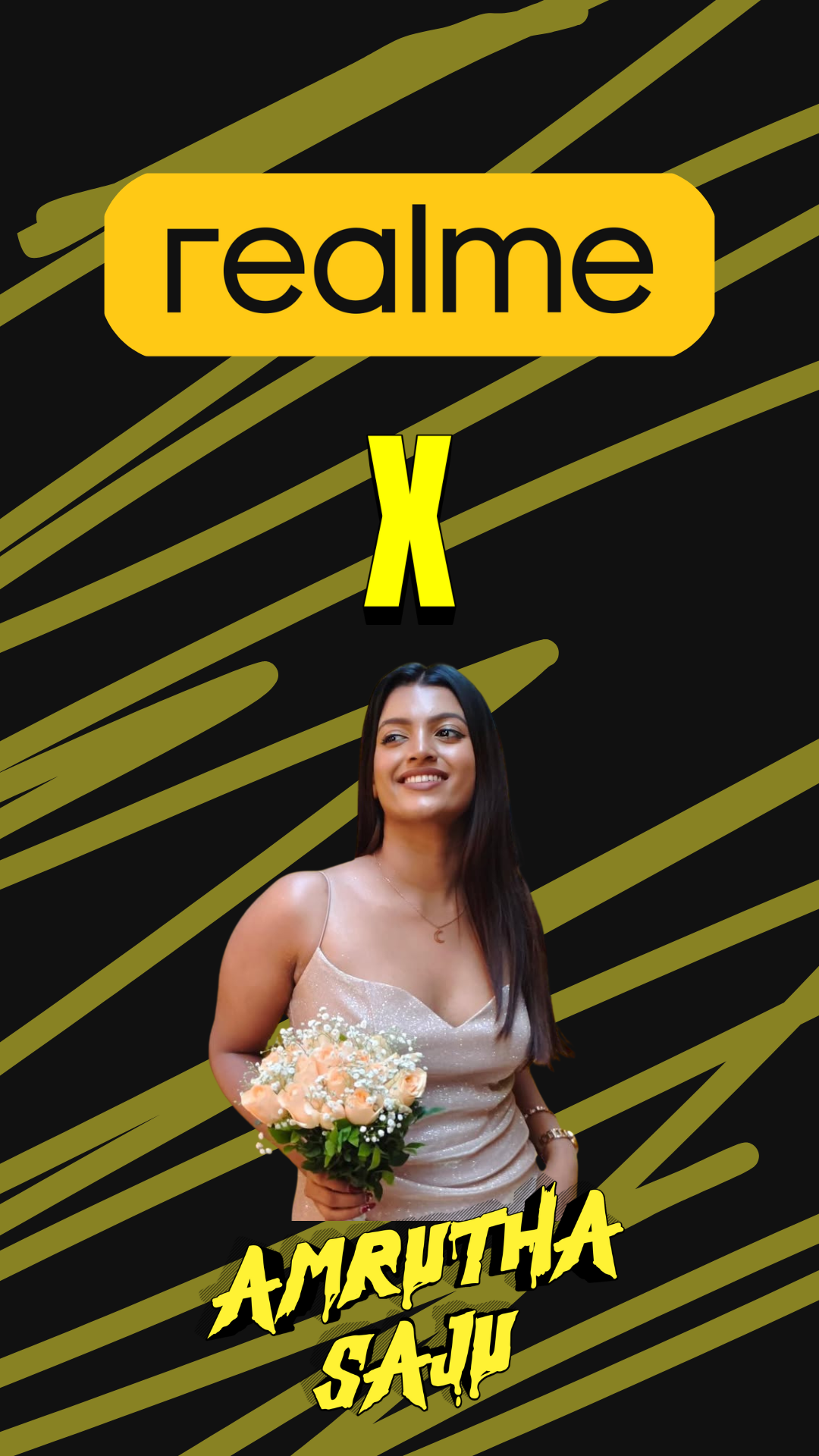 Realme X Amrutha Saju